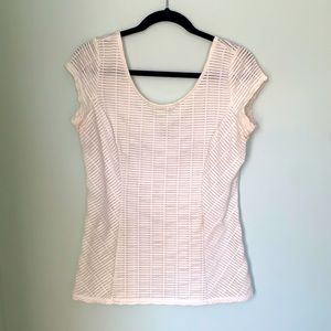 Guess low cut back blouse size L